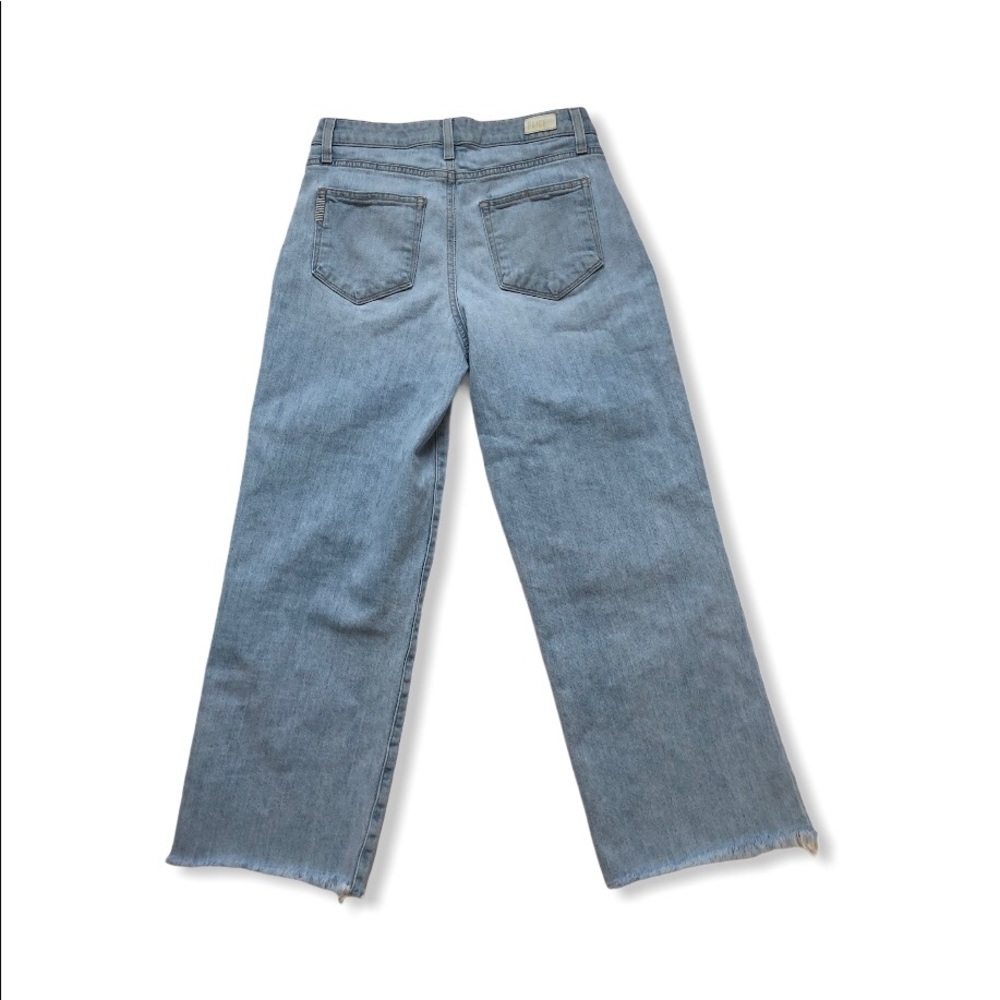 SOLD Paige Nellie Wide leg jeans raw hem size 27 - Picture 4 of 4